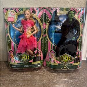 Wicked doll bundle set Elphaba and Glinda dolls